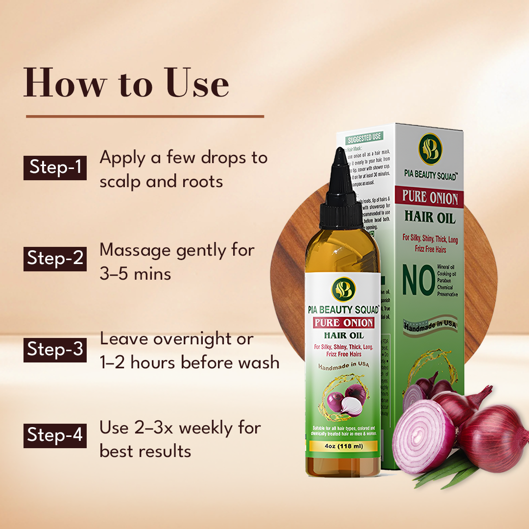 Handmade Pure Onion Hair Oil