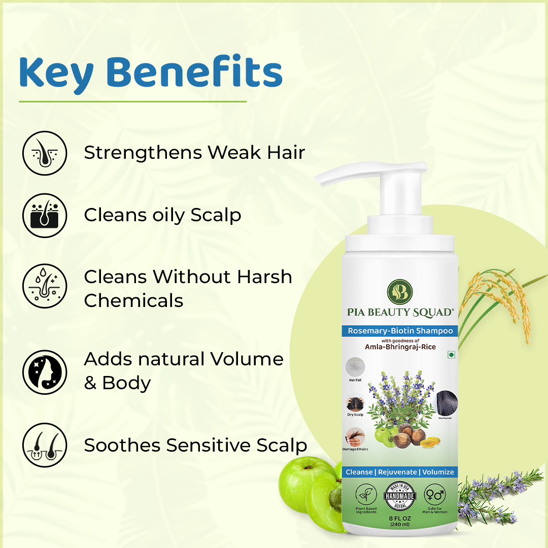 Handmade Rosemary Biotin Shampoo