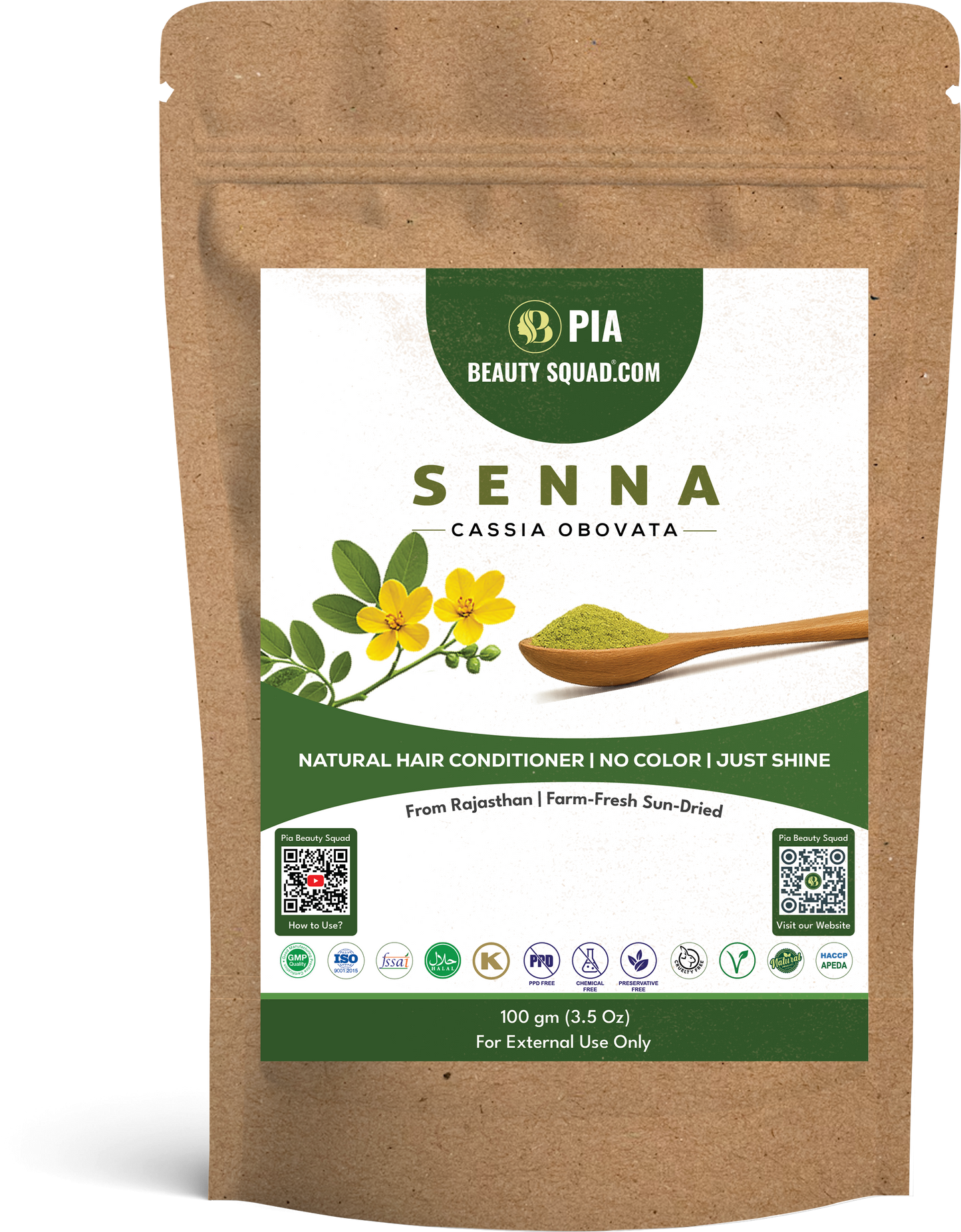 Senna powder herbal natural conditioner for hair