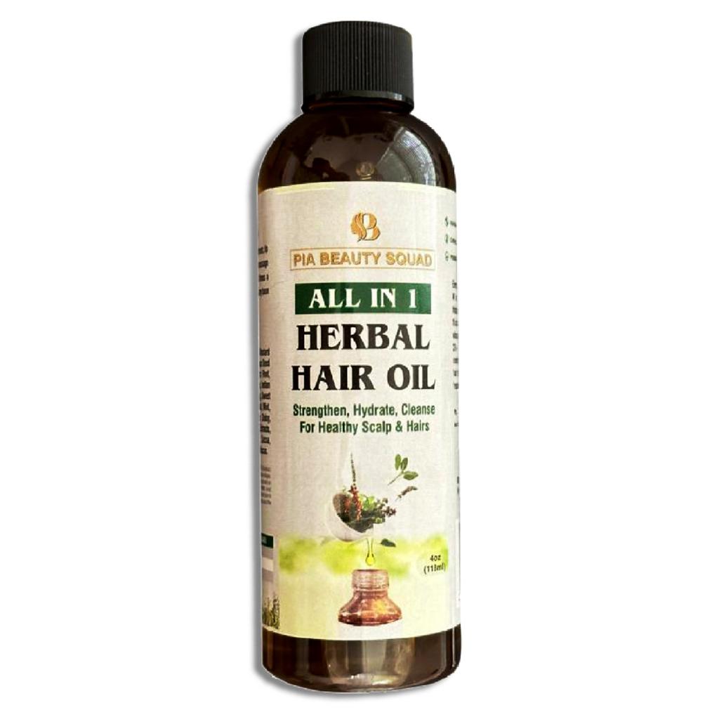 All-in-1 herbal hair oil