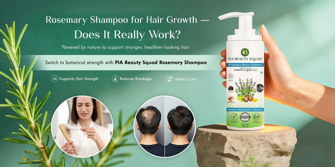 Natural Rosemary Shampoo for Hair Fall Control