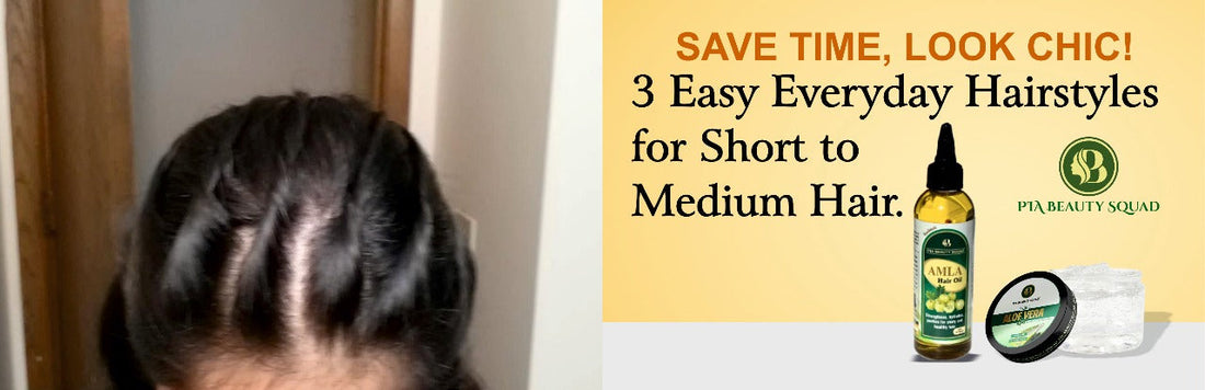 2 Quick & Easy Everyday Hairstyles for Short to Medium Hair — Save Time, Look Chic!