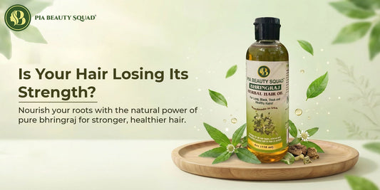 Learn how Bhringraj oil supports natural hair growth, reduces hair fall, and improves scalp health. Explore the benefits of Ayurvedic Bhringraj hair oil and how to use it for stronger, healthier hair.