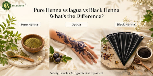Explore the difference between Pure Henna vs Jagua vs Black Henna