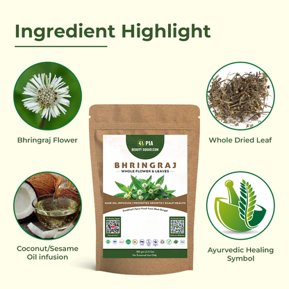 Bhringraj Whole Flower & Leaves Powder