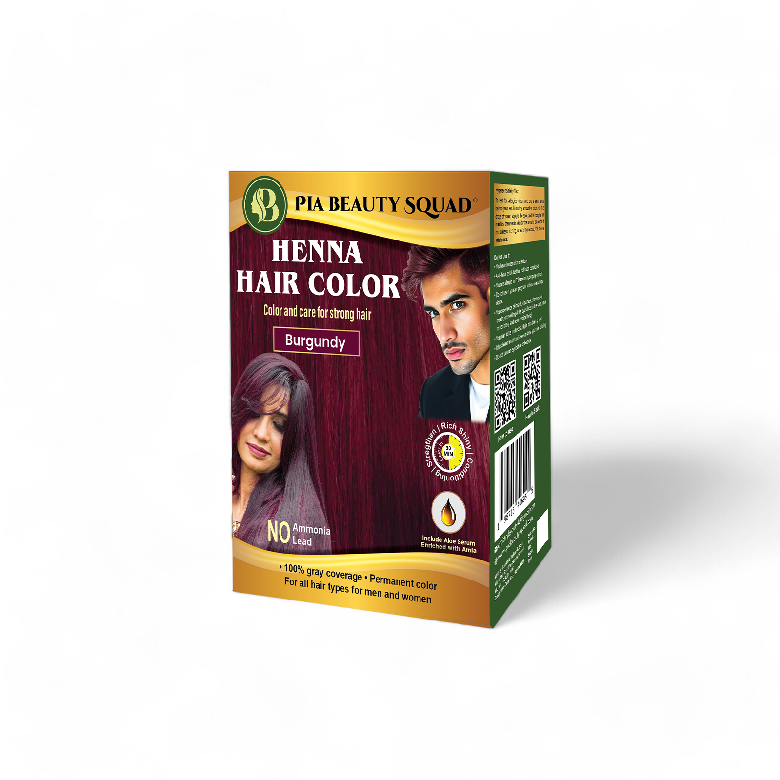 30 Min Henna Hair Color – Pia Beauty Squad