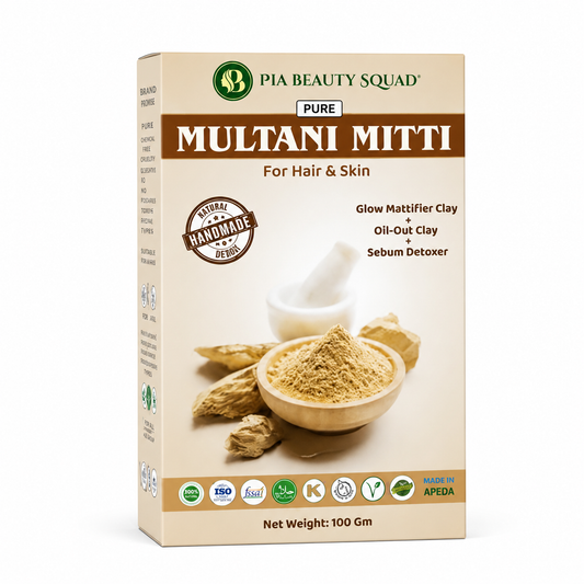 PIA Beauty Squad Pure Multani Mitti Powder for Hair & Skin
