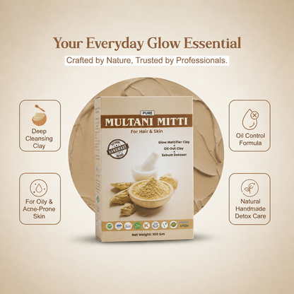 PIA Beauty Squad Pure Multani Mitti Powder for Hair & Skin