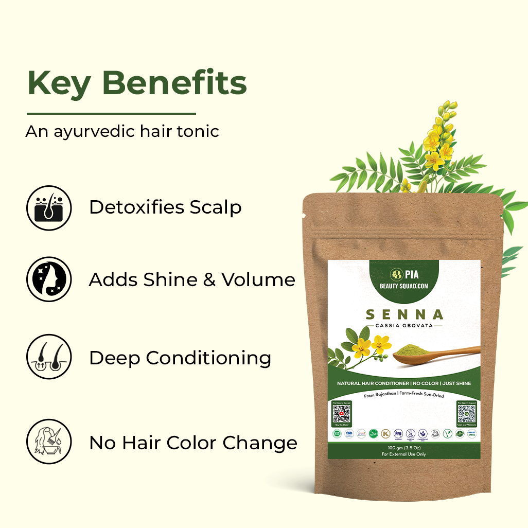 Senna powder natural conditioner benefits 