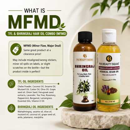 TFL & Bhringraj Hair Oil Combo (MFMD)