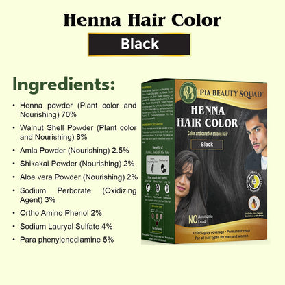 Henna Hair Color Pouches