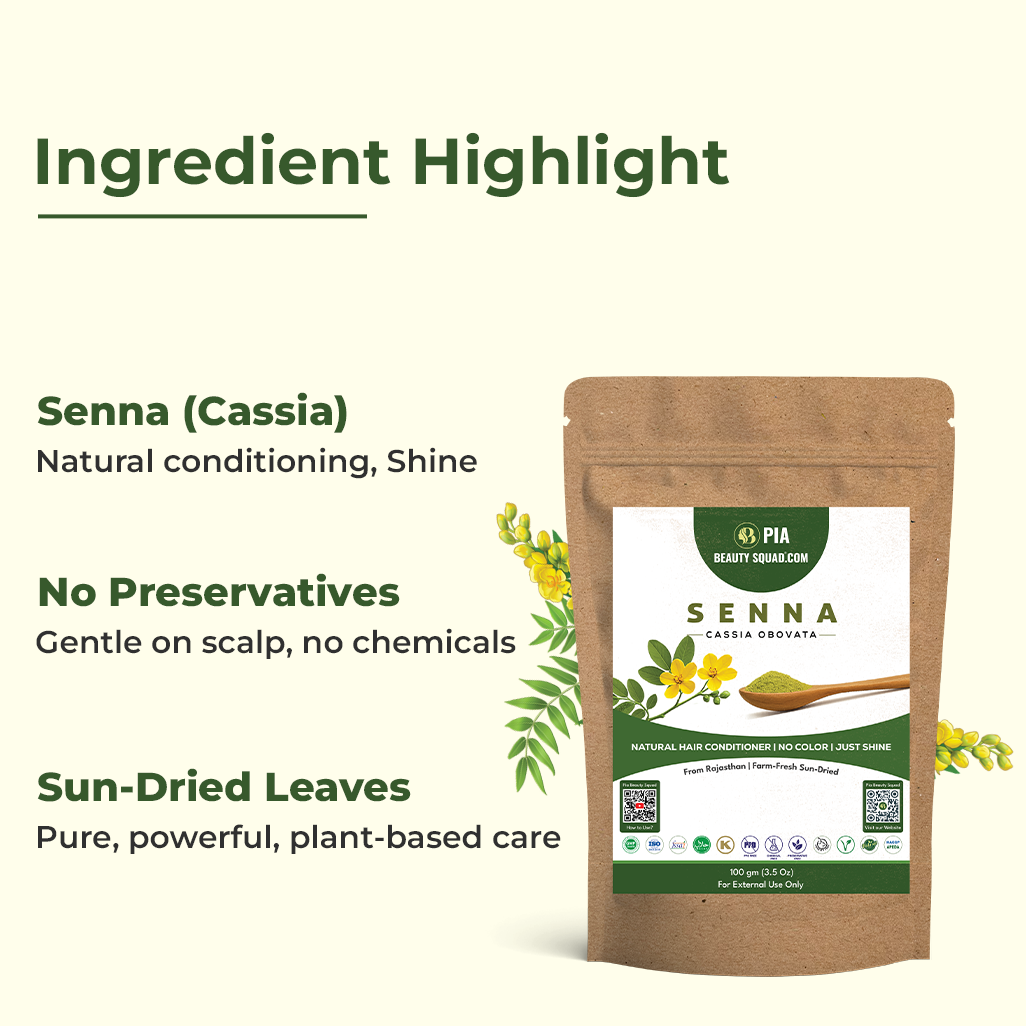 Neutral henna (Senna powder)