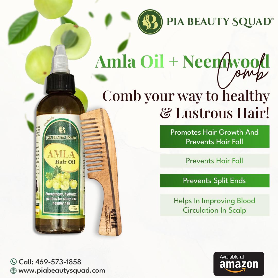 Amla hair oil – herbal scalp and hair strengthening oil, handmade and chemical-free