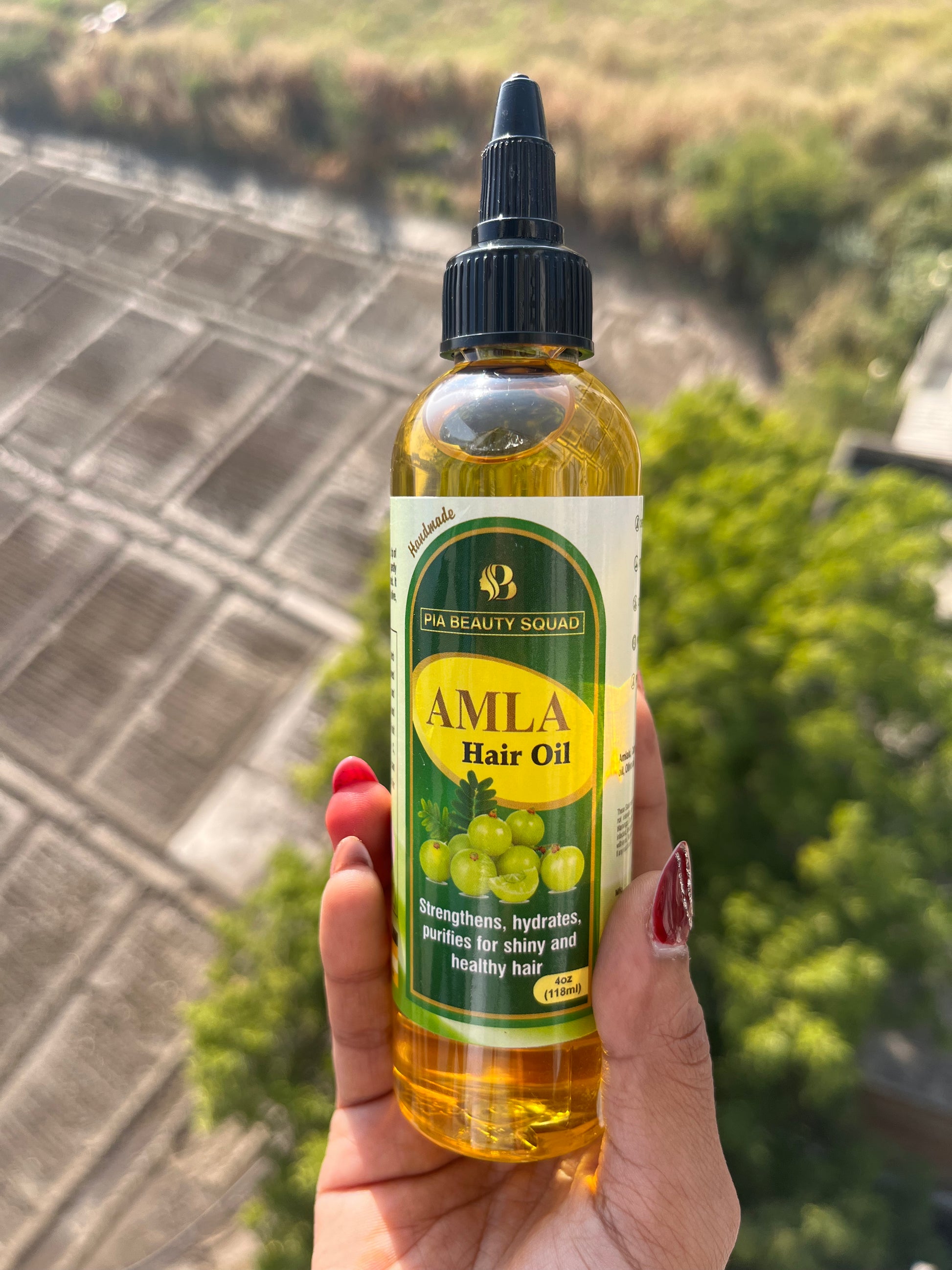 Amla hair oil – herbal scalp and hair strengthening oil, handmade and chemical-free