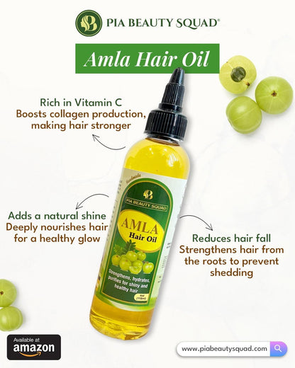 Amla hair oil – herbal scalp and hair strengthening oil, handmade and chemical-free