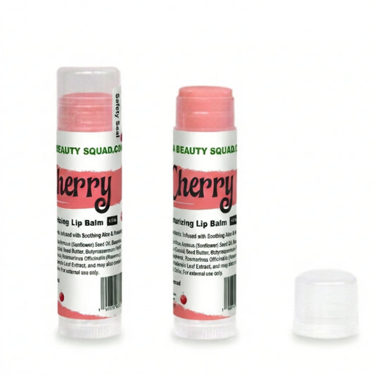 Moisturizing Lip Balm – Natural Hydration | Cherry & Herbal Mint