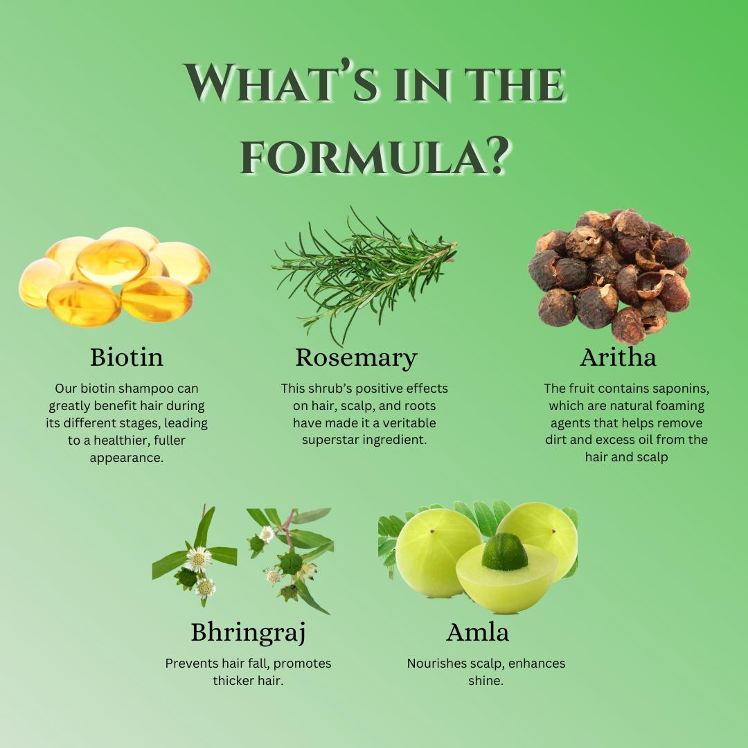 herbal rosemary shampoo ingredients for men and women