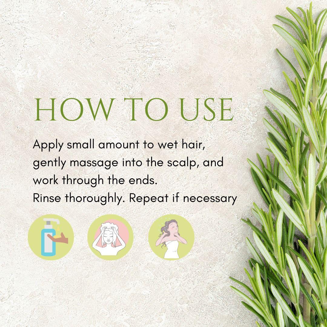 natural rosemary shampoo for thicker hair
