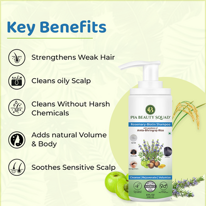 rosemary biotin shampoo for thinning hair Key benefits 