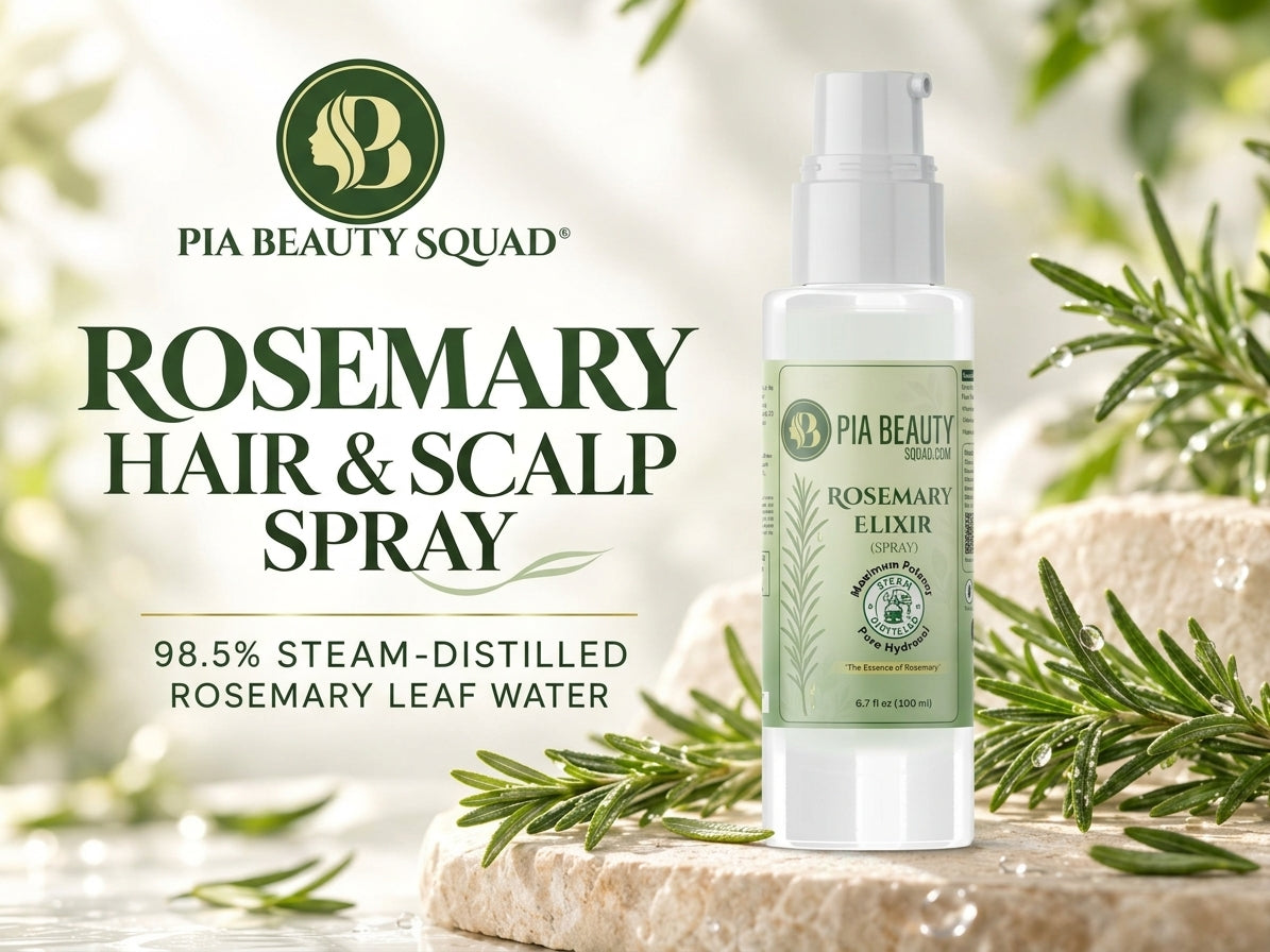 Ready to use rosemary water hair and scalp spray